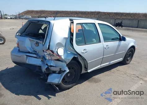 2001 Volkswagen Golf Gls Tdi из США, поврежденный, VIN 9BWGP61J914054823